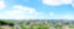 街と青空